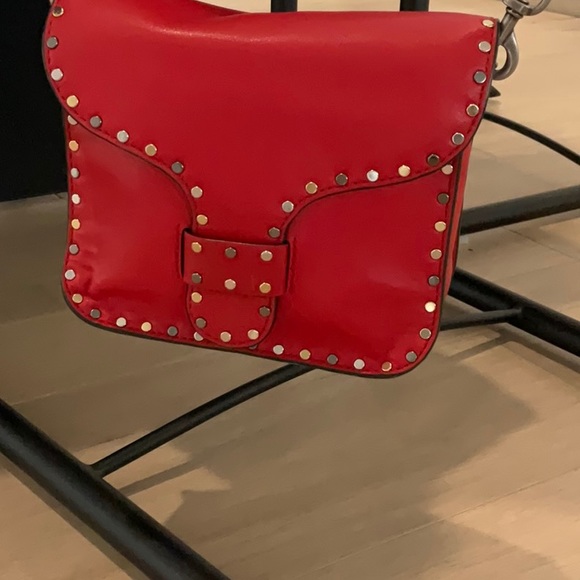 Rebecca Minkoff crossbody bag with studs flap style - Picture 6 of 10